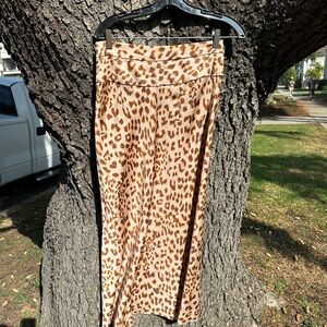 Free People Leopard Print Maxi Skirt